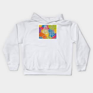 Colorful Morels Kids Hoodie